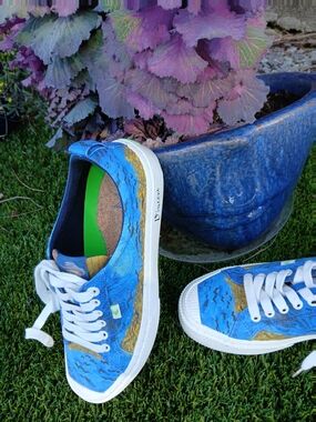 Cariuma Van Gogh Museum Painted Canvas Sneakers
